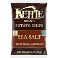 6-PACK OF Sea Salt Potato Chips Kettle Foods Chips, 6 - 2 Oz