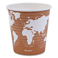 1000-PACK OF Cup Hot Eco-Products EP-BHC10-WA 10 oz World Art Compostable Hot Cups - 1000 Count for Sustainable Beverage Enjoyment