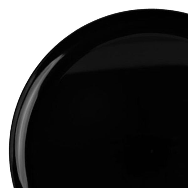 12-PACK OF Plate Salad 8.5" Black Flat