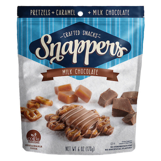 6-PACK OF Milk Chocolate Pretzel Snappers, 6 - 6 Oz