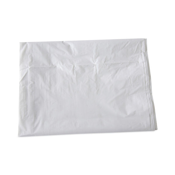 100-PACK OF Boardwalk H8647TWK Heavy-Duty 56 Gallon Linear Low Density Can Liners - 43 in. x 47 in. - White (100 Count)