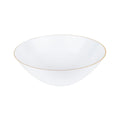 12-PACK OF Bowl Dessert 6 oz White Gold Rim