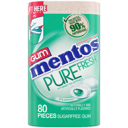 36-PACK OF Gum 80 Count Mentos Candy, 6 - 6 - 5.644 Oz