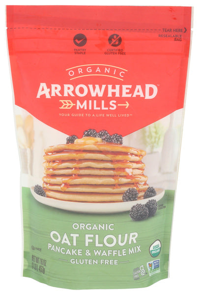 6-PACK OF FLOUR OAT PANCAKE & WAFFLE MIX 16 OUNCE - CASE OF 6