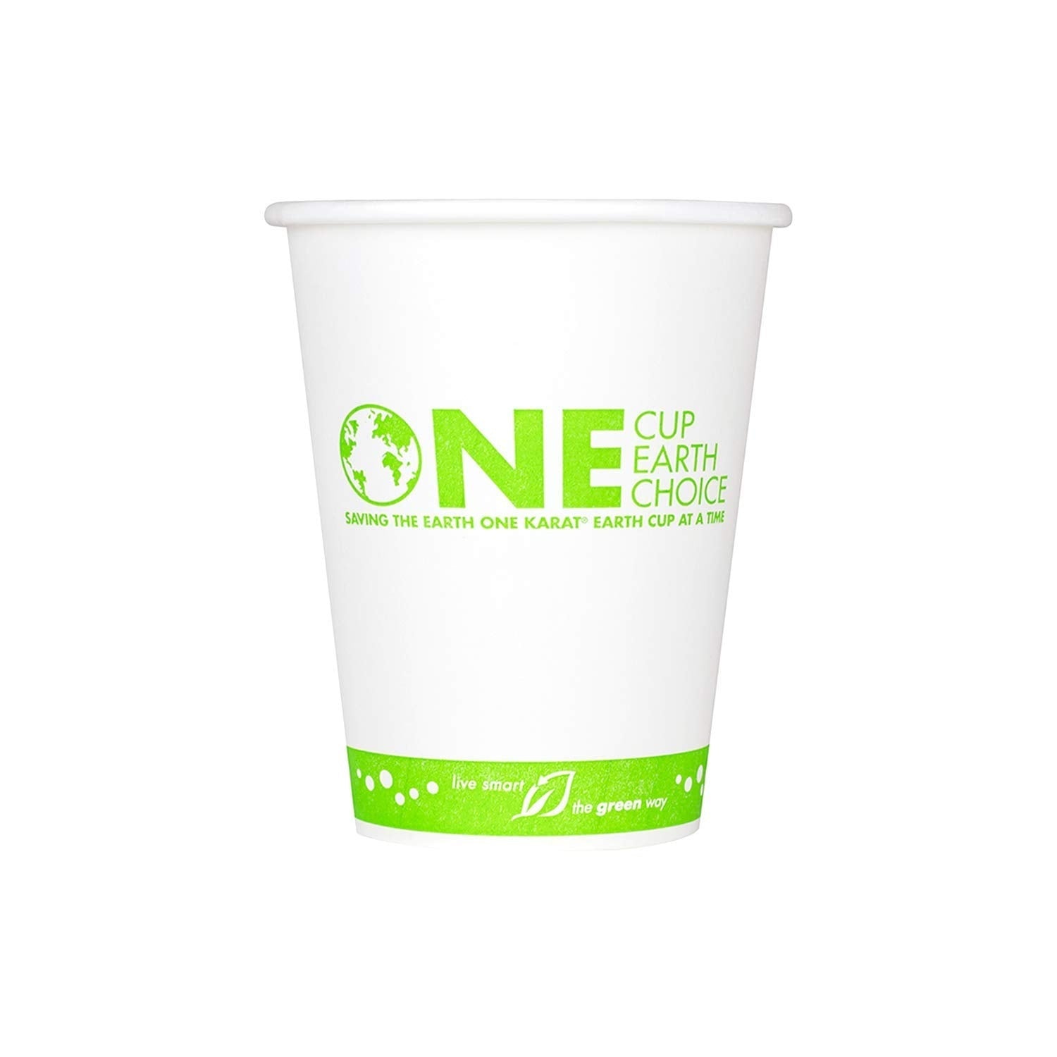 1000-PACK OF Cup Hot Karat Earth 12oz Eco-Friendly Paper Hot Cups (90mm), Generic Print - 1,000 pcs