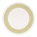 4-PACK OF COASTER PAPR GOLD GREEK KEY