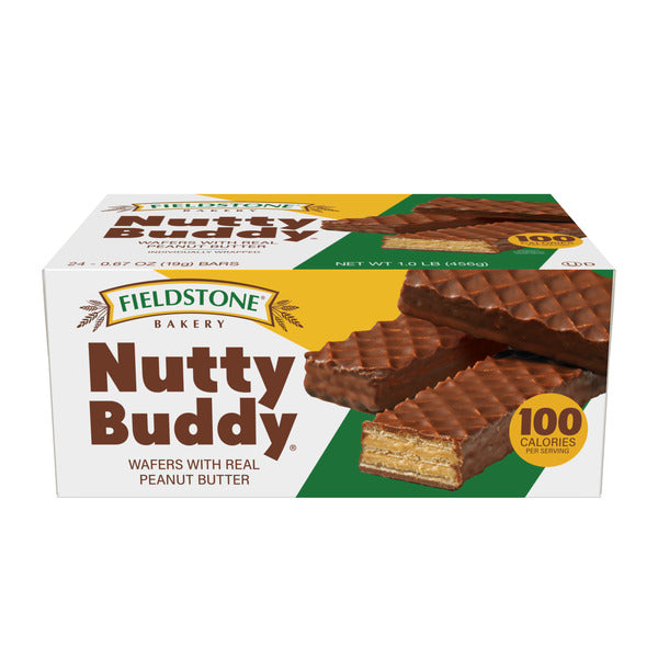 288-PACK OF SNACK BAR NUTTY BUDDY 100 CAL
