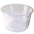 500-PACK OF Container Food Fabri-Kal 16 oz Recycleware Round Plastic Deli Container - 4.6 in. Diameter, Clear, 500 Count