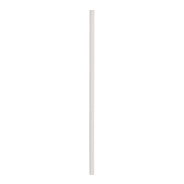 8-PACK OF STRAW PAPER UNWP WHT JMBO 7.75
