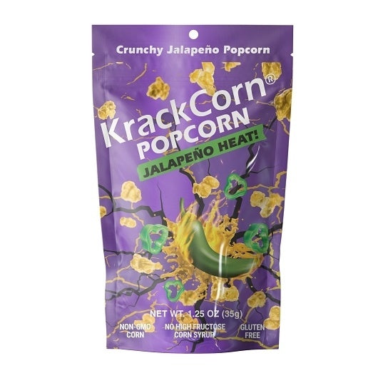 12-PACK OF Jalapeno Heat Krackcorn, 12 - 1.25 Oz