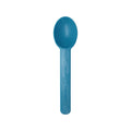 1000-PACK OF Spoon Dessert Karat Earth Heavy Weight Bio-Based Spoons, Teal Blue - 1,000 pcs