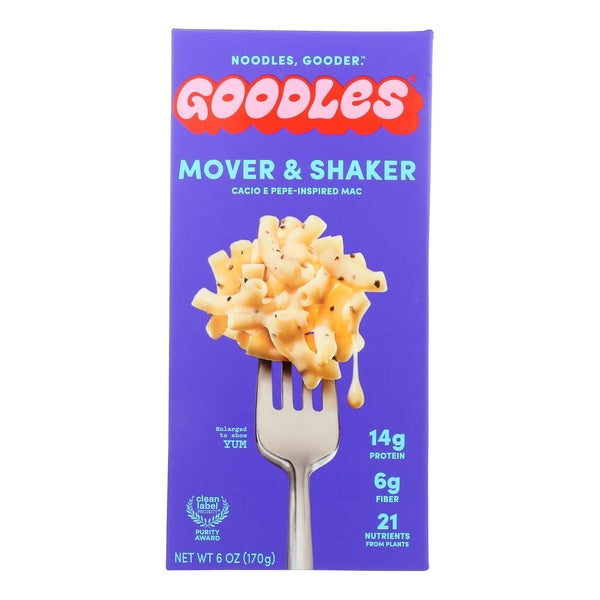 12-PACK OF Macaroni And Cheese Mover Shaker Goodles 6 oz