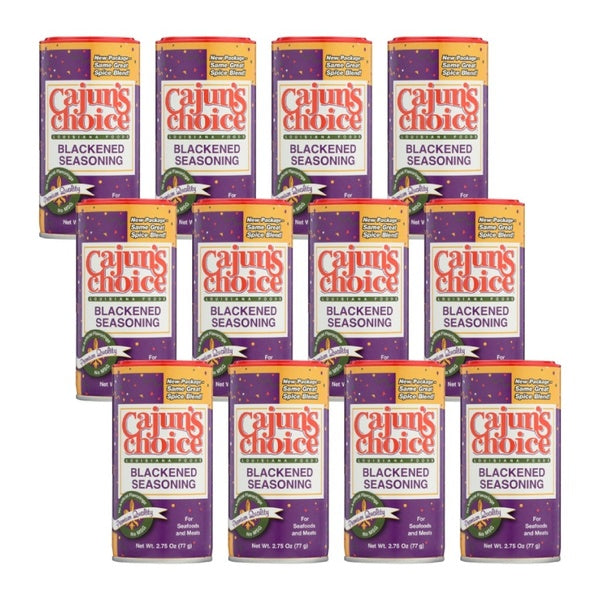 12-PACK OF Seasoning Blackened Fish Cajun Choice (Spices) 2.75 oz