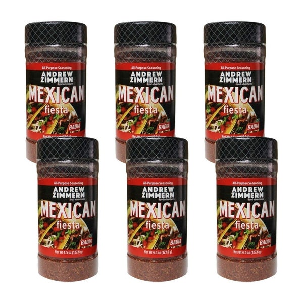 6-PACK OF Seasoning Mexican Fiesta Andrew Zimmern 5.78 oz