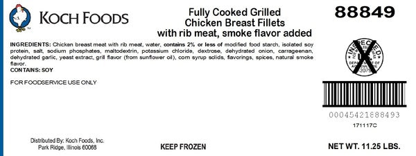 3 OZ-PACK OF CHICKEN BRST FIL GRL MRK FC