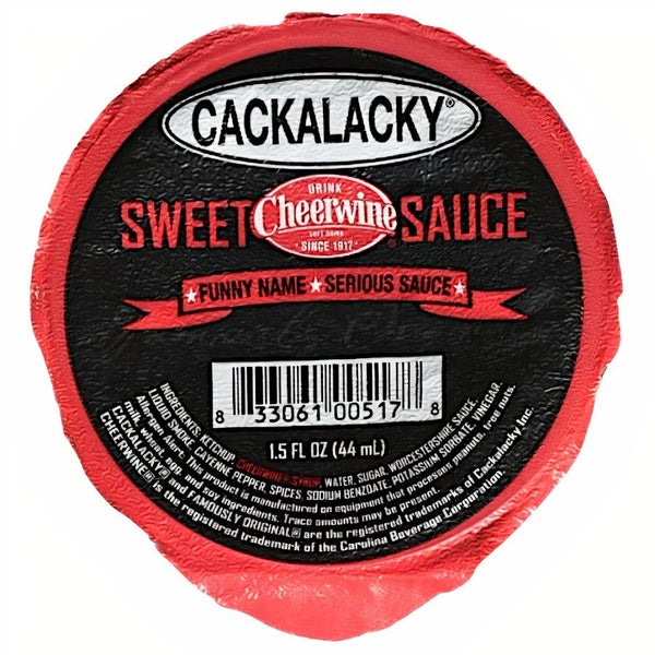 96-PACK OF Sauce Cheerwine Sweet Dipping Cups, Cackalacky