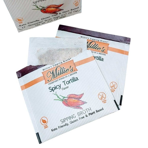 6-PACK OF BROTH VEGETABLE SPICY TORTILLA SIPPING BROTH
