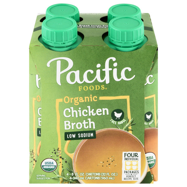 6-PACK OF BROTH CHICKEN LOW SODIUM, ORGANIC CASE OF 6