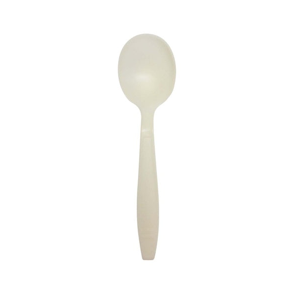 1000-PACK OF Spoon Soup Karat Earth Heavy Weight Bio-Based Soup Spoons, Natural - 1,000 pcs