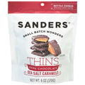 6-PACK OF SNACK SWEET DARK CHOCOLATE SEA SALT CARAMELS