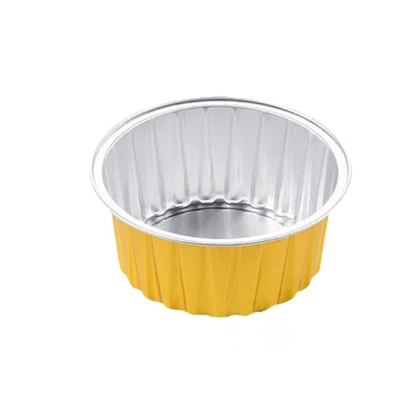 2000-PACK OF 4.5 oz. Colored Aluminum Ramekin and Dessert Cup - Gold