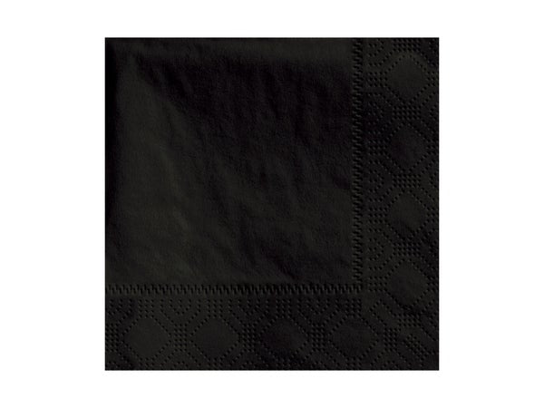4-PACK OF NAPKIN BEV 9.5X9.5 2PLY BLK