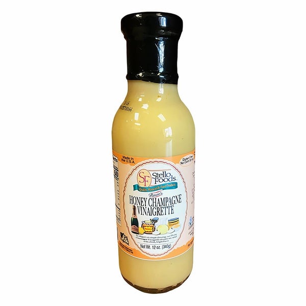12-PACK OF Vinaigrette Honey Champagne Rosie's, Stello Foods
