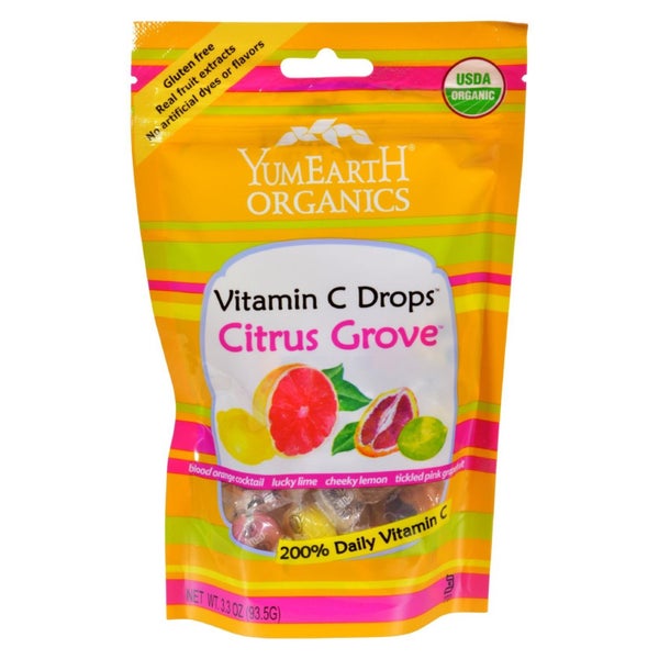6-PACK OF CANDY DROP CITRUS GROVE VITAMIN C DROPS