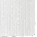1000-PACK OF Hoffmaster PM32052 White Knurl Embossed Scalloped Edge Placemats - 9.5 x 13.5 Inches - 1000 Count for Elegant Dining Experience
