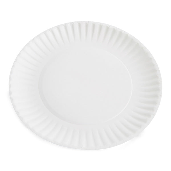 12-PACK OF PLATE PAPER UNCOATED 9IN LGT
