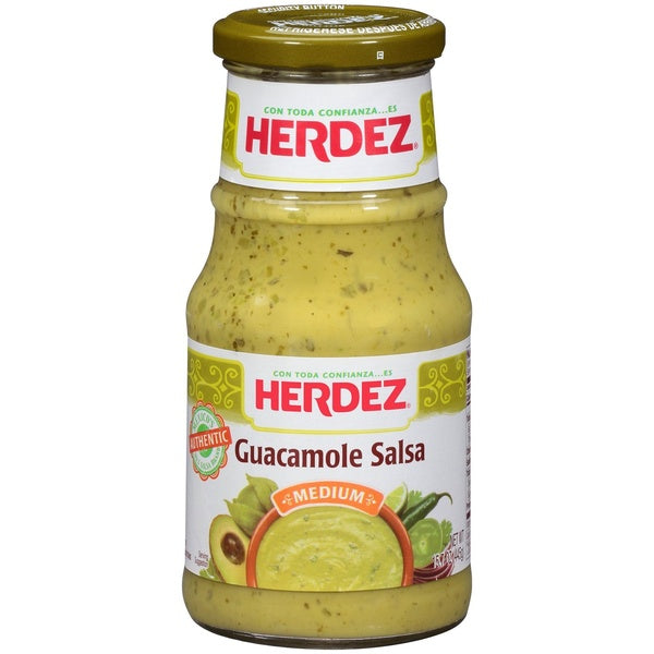 12-PACK OF Salsa Med Guacamole Herdez 15.7 oz