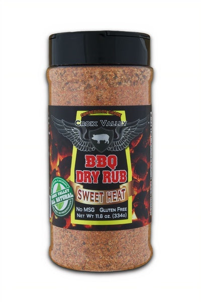 9-PACK OF Rub Dry Sweet Heat BBQ Dry, Croix Valley