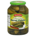 6-PACK OF PICKLE GHERKIN TRADITIONAL GERMAN BARREL 57.5 OUNCE - CASE OF 6