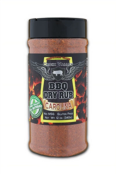 9-PACK OF Rub Dry Carolina BBQ, Croix Valley