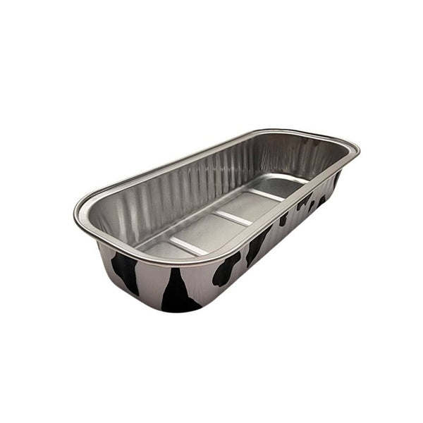 1000-PACK OF Rectangular Colored Dessert Tin - Cow