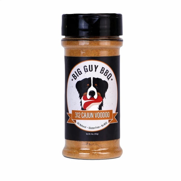 12-PACK OF Spice Rub, 312 Cajun Voodoo, Big Guy BBQ Chicago