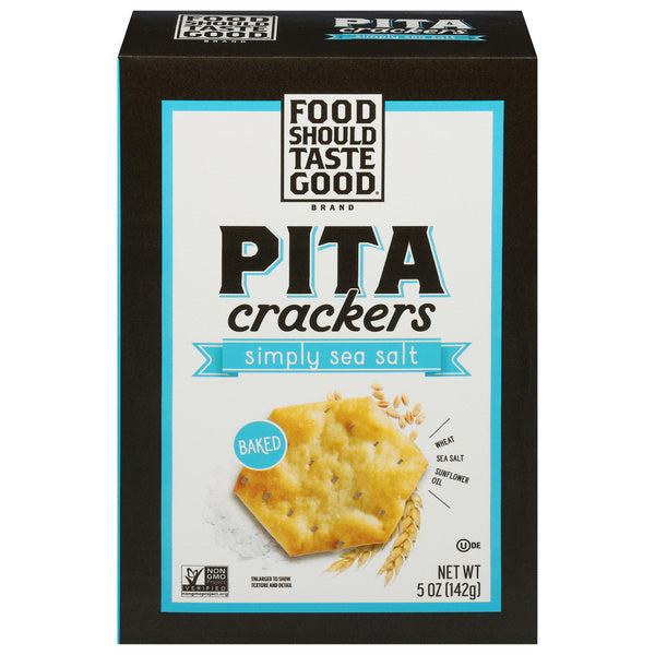 6-PACK OF SNACK CRACKER PITA SIMPLY SEA SALT