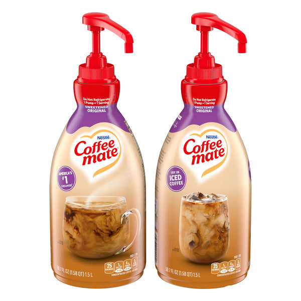 2-PACK OF CREAMER COFFEE SWT ORIG PMPBTL