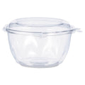240-PACK OF Bowl Dart CTR16BD 16 oz. Tamper-Resistant Dome Lid Bowls - Clear 5.5 in. x 3.1 in. - 240 per Carton for Safe Food Storage