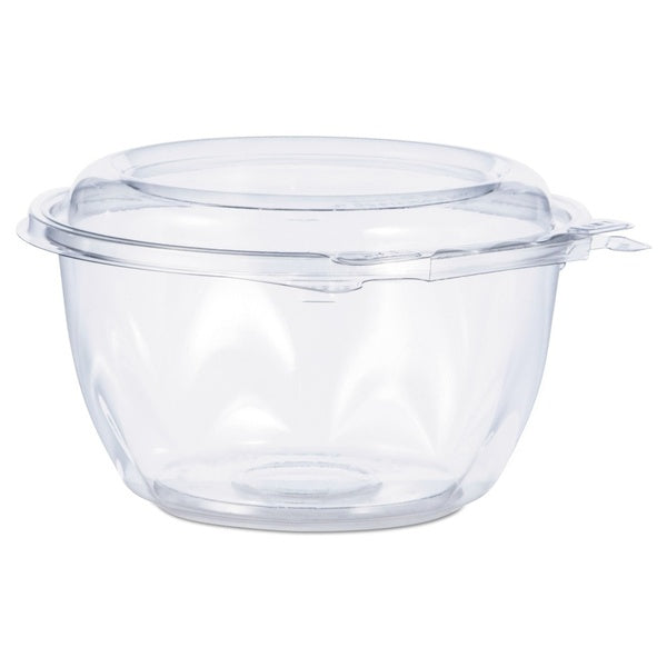 240-PACK OF Bowl Dart CTR16BD 16 oz. Tamper-Resistant Dome Lid Bowls - Clear 5.5 in. x 3.1 in. - 240 per Carton for Safe Food Storage