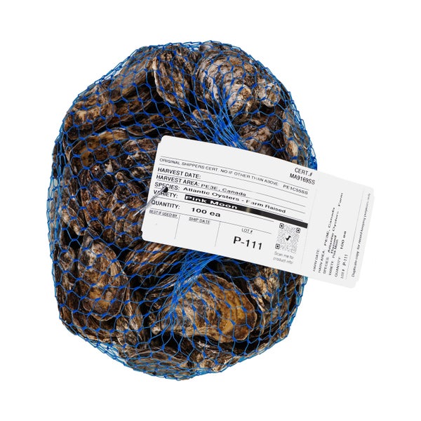 100CT-PACK OF OYSTER INSHELL PINK MOON