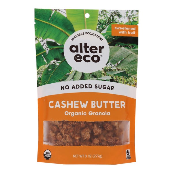 6-PACK OF Cereal Granola Cashew Butter Alter Eco 8 oz