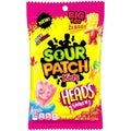 12-PACK OF Heads Soft Candy Peg Bag Sour Patch Kids Candy, 12 - 8 Oz