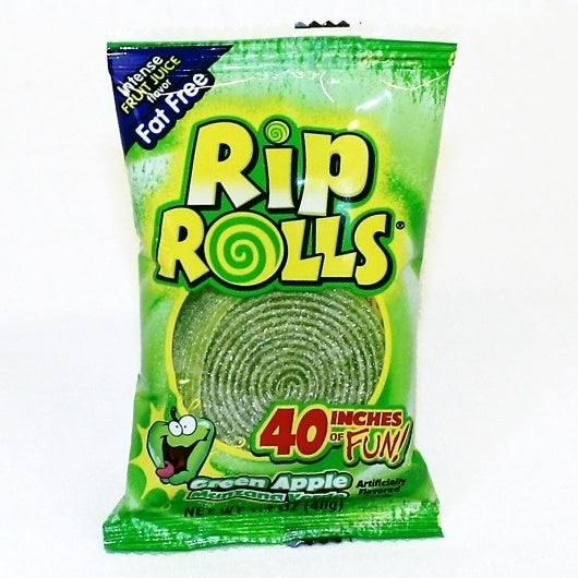 288-PACK OF Green Apple Display Carton Rip Rolls, 12 - 24 - 1.4 Oz