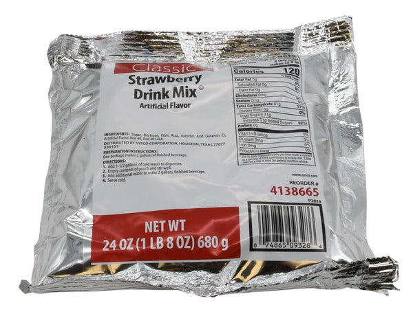 12- PACK OF DRINK MIX STRAWBERRY