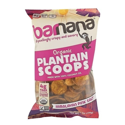 6-PACK OF Organic Pink Salt Plantain Scoops Barnana, 6 - 4.93 OZ