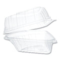 250-PACK OF Container Food Dart C54HT1 Clear Plastic Pie Wedge Containers - 6.1 x 5.6 x 3 Inches - 250 Count - Perfect for Food Storage and Display
