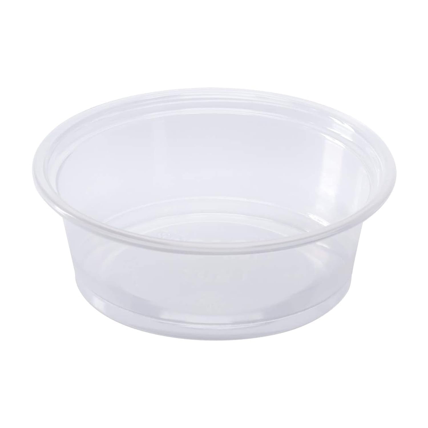 2500-PACK OF Cup Sauce Karat 1.5oz PP Plastic Portion Cups - Clear - 2,500 ct