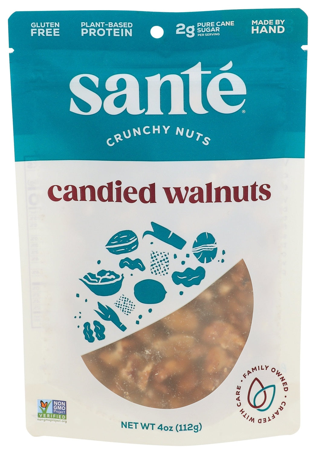 6-PACK OF NUT WALNUT CANDIED WALNUT