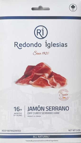 3 OZ-PACK OF HAM SERRANO SLI